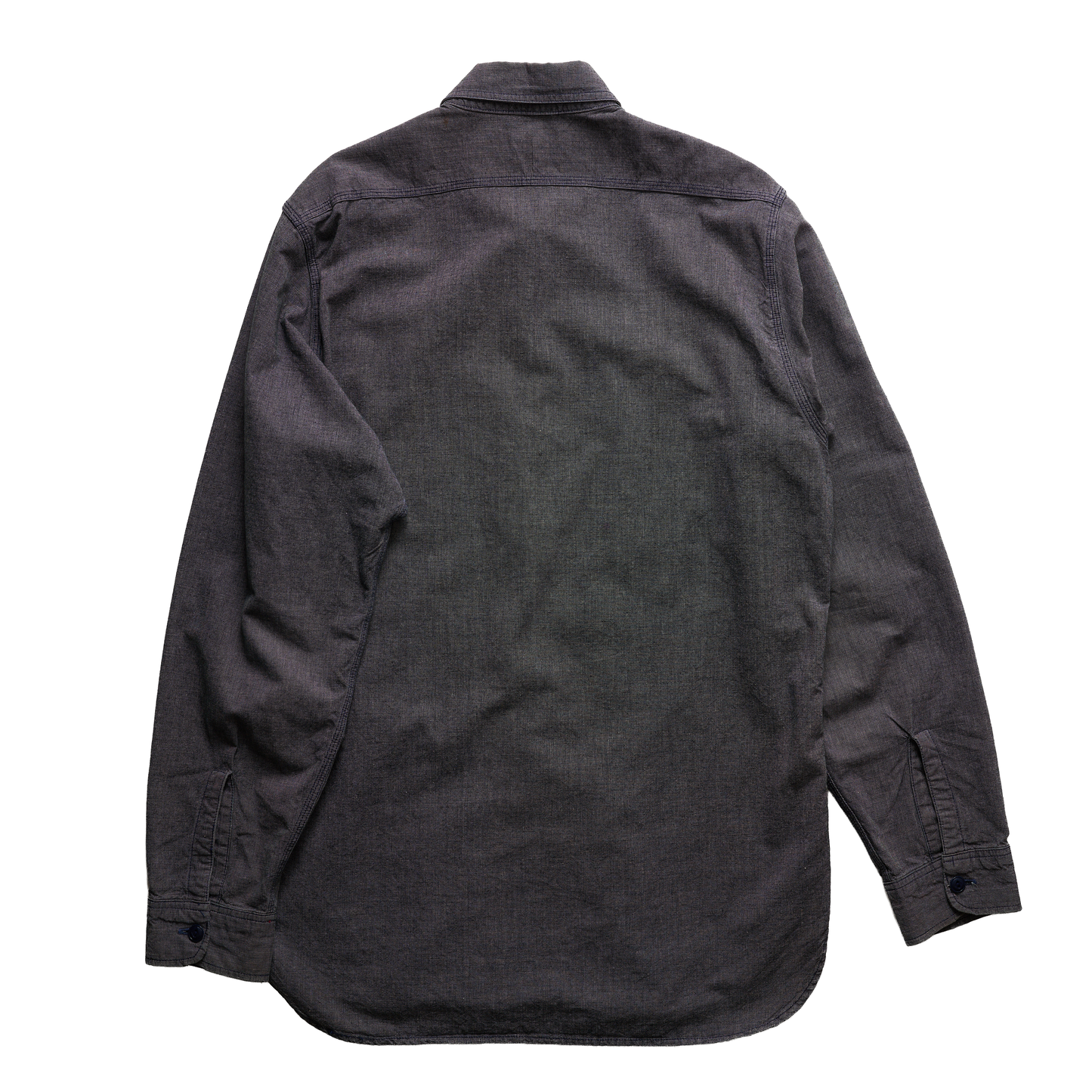 【USED】SUGAR CANE ブラックシャンブレー長袖ワークシャツ