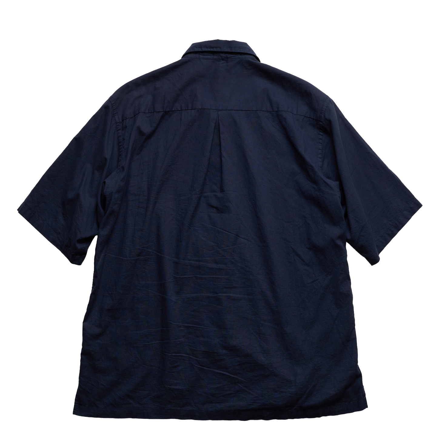 【USED】MARKAWARE マーカウェア / OPEN COLLAR SHIRTS / A17A-17SH02B　ネイビー