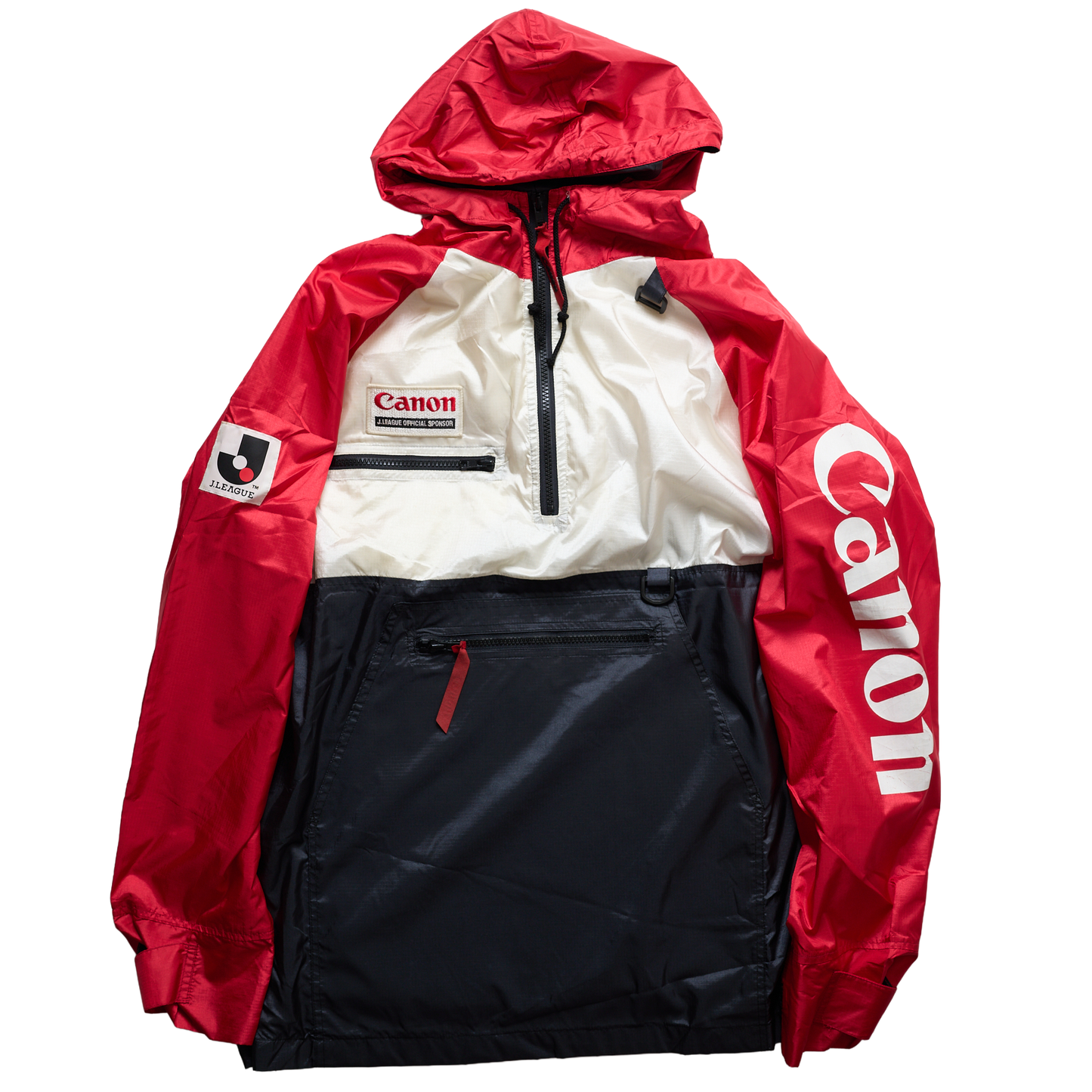 【Dead stock】90s VINTAGE Canon × J.League Jリーグ公式スポンサー アノラックジャケット