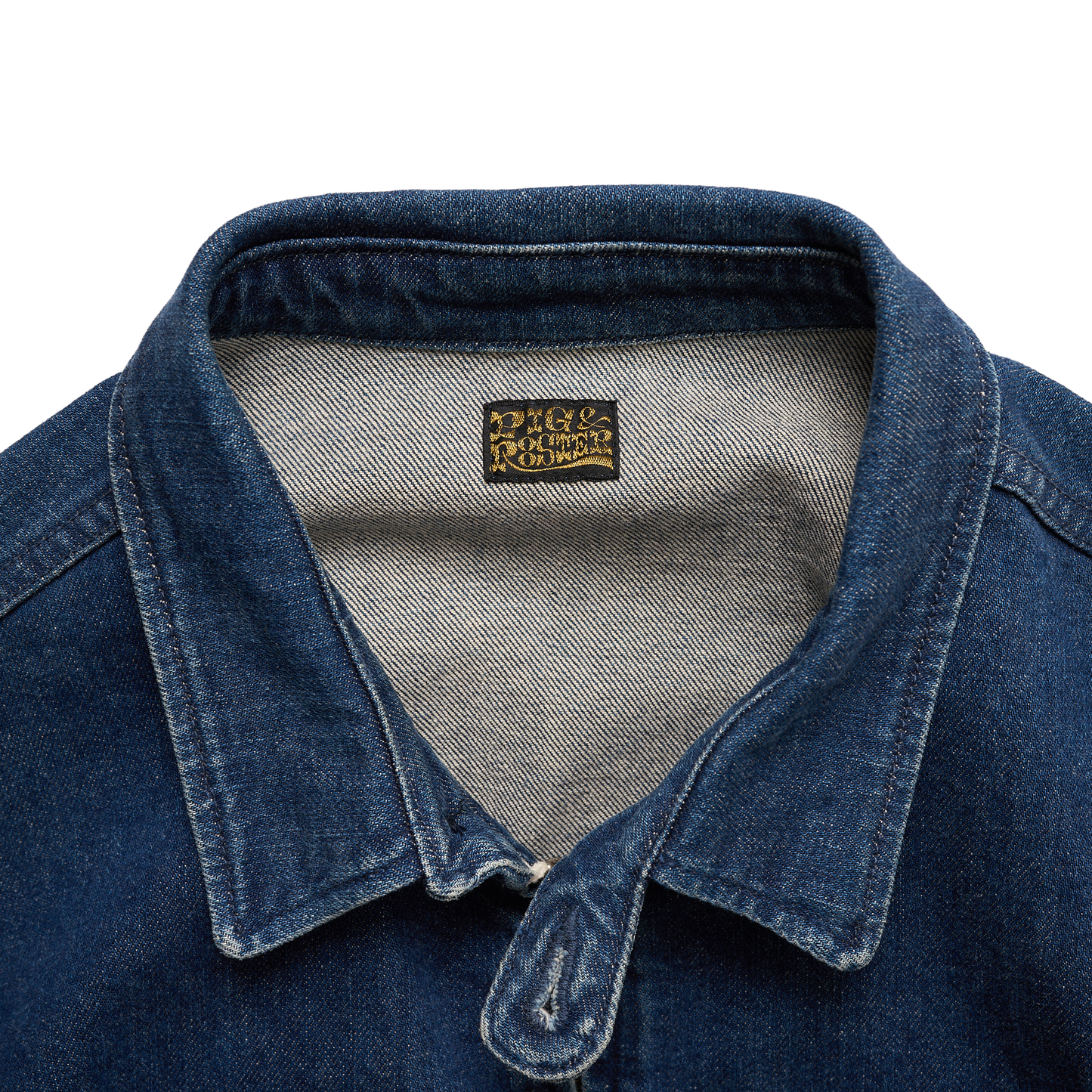【USED】Pig & Rooster インディゴデニムジップブルゾン