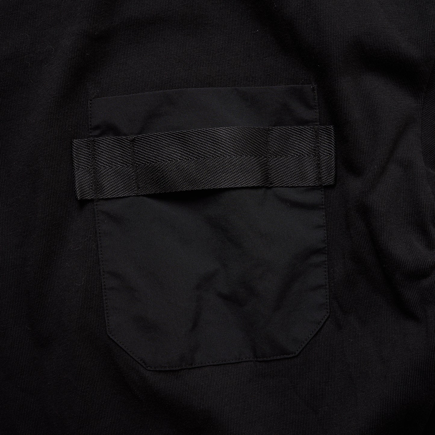 【USED】HERNO ナイロンポケット クルーネック Tシャツ
