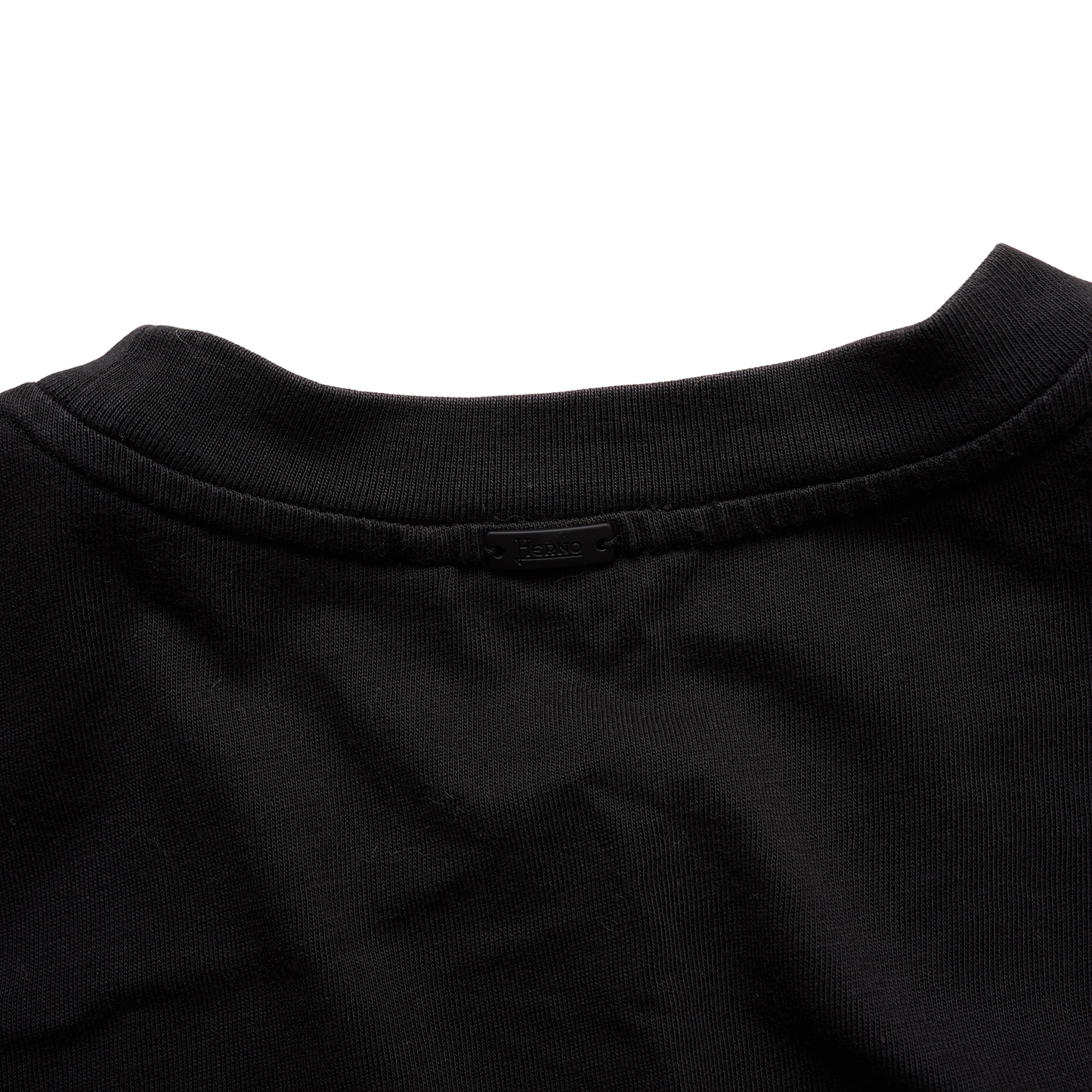 【USED】HERNO ナイロンポケット クルーネック Tシャツ